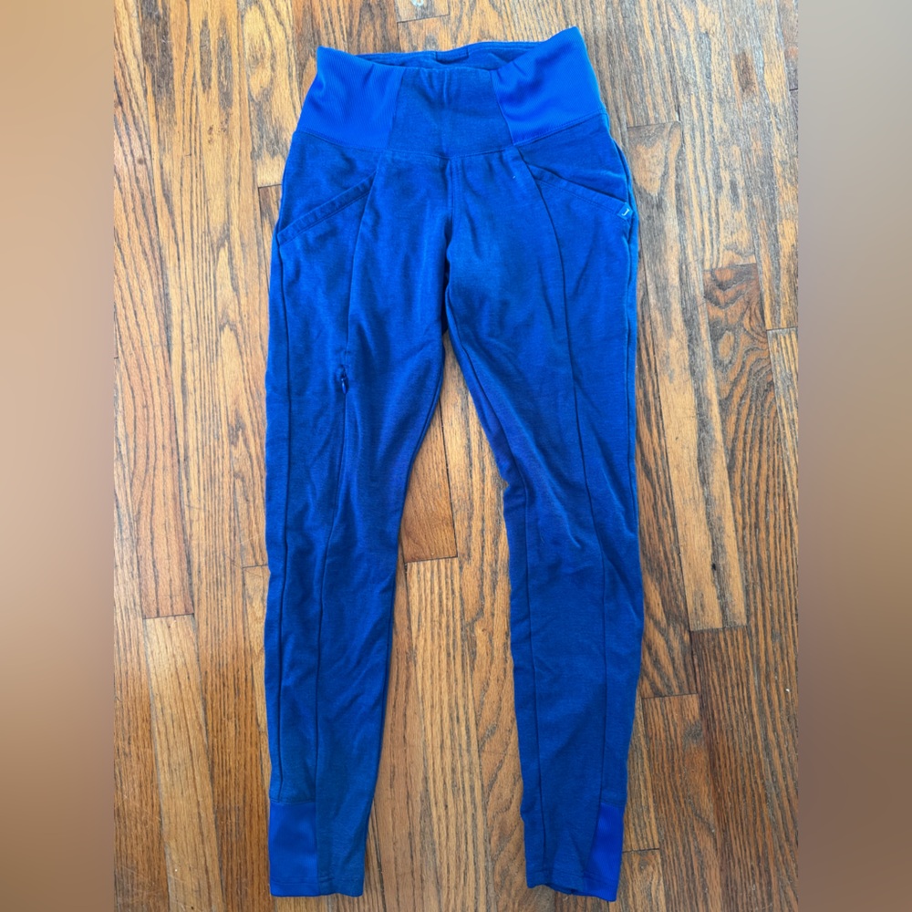 Jaanuu XXS royal blue legging style jogger scrub pant